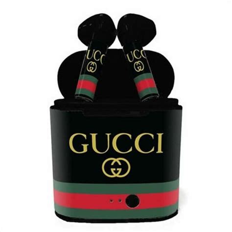 black gucci airpods|airpods custom gucci.